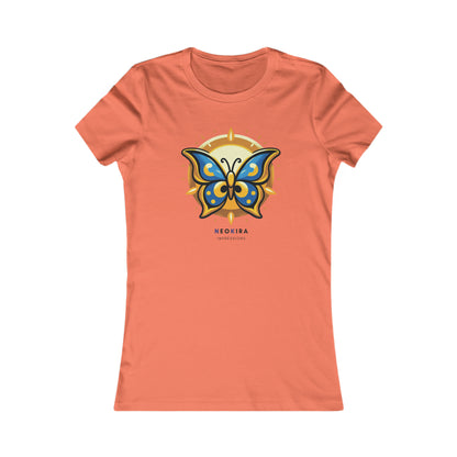 BUTTERFLY Women's Favorite Tee T-Shirt Printify S Coral 