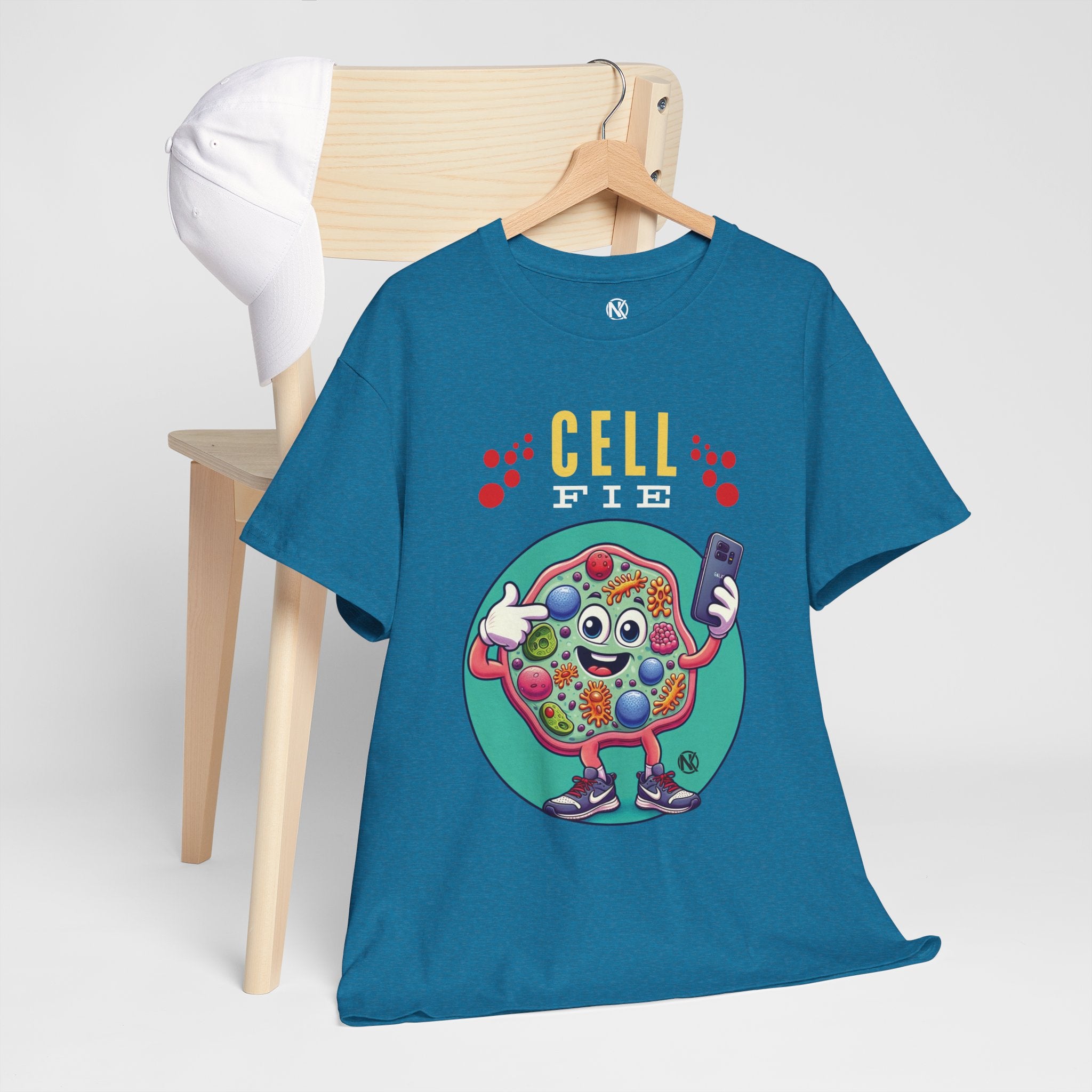 CELLFIE Unisex Heavy Cotton Tee T-Shirt Printify   