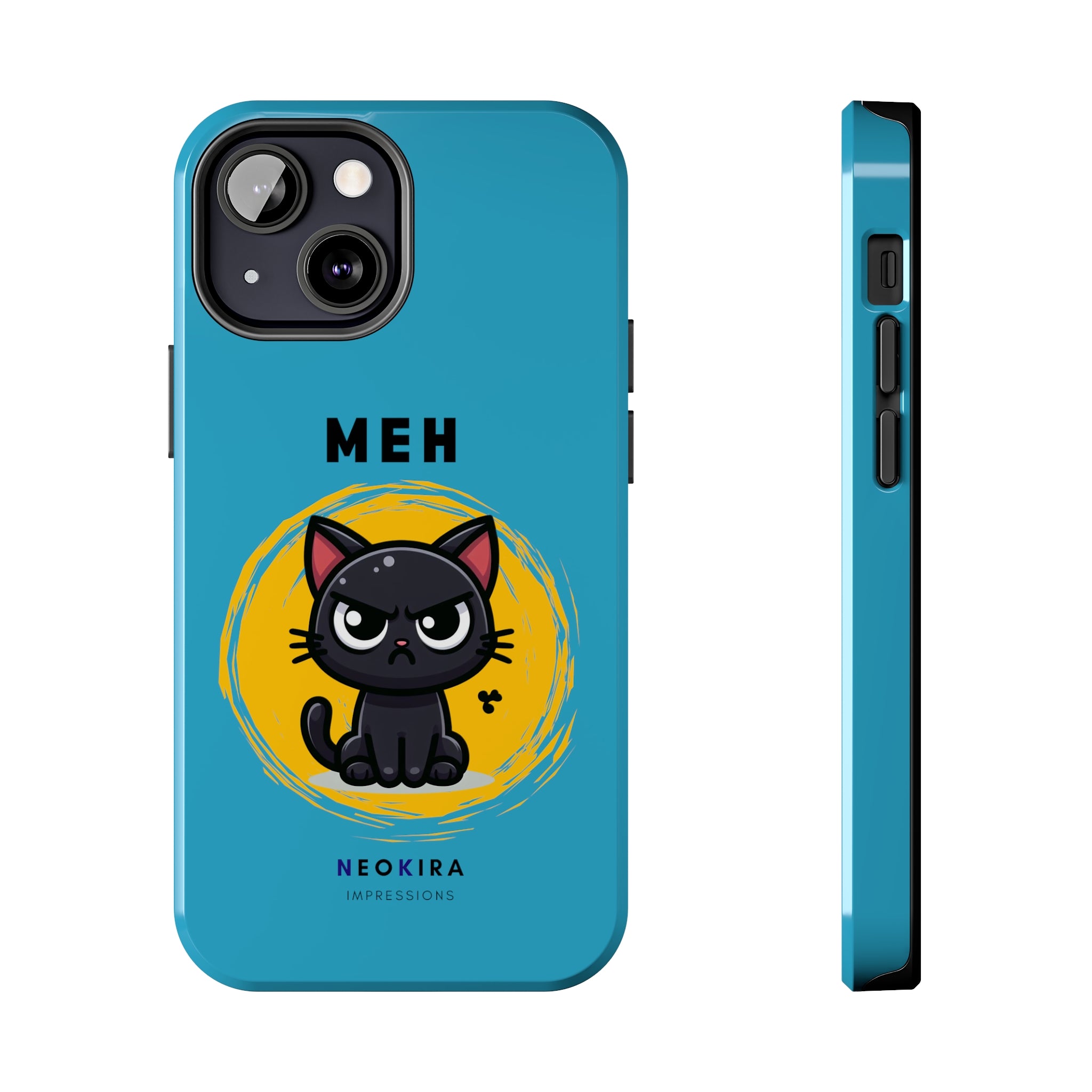 MEH (BLUE) Tough Phone Cases Phone Case Printify   