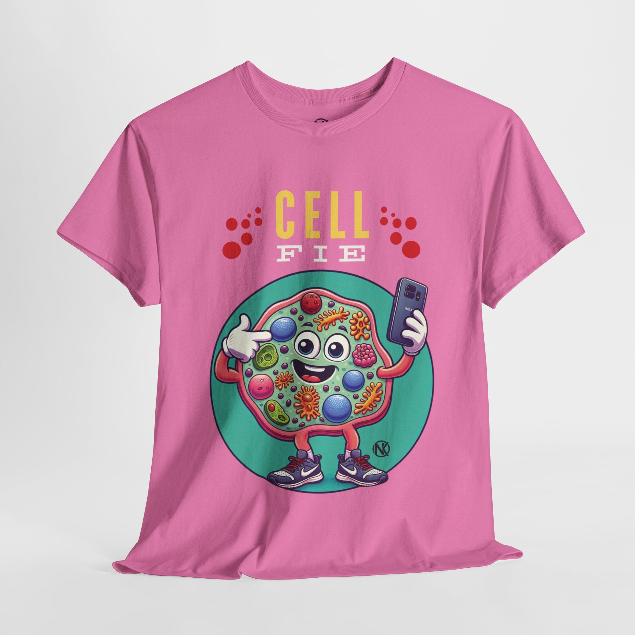 CELLFIE Unisex Heavy Cotton Tee T-Shirt Printify Azalea S 