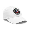 BORICUA DE PURA SANGRE Dad Hat with Leather Patch (Round) Caps Printify   