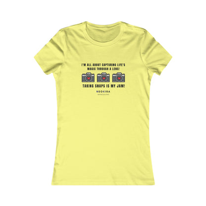 TAKING SNAPS IS MY JAM Women's Favorite Tee - NeoKira Unlimited