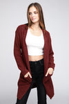 BiBi Twist Knitted Open Front Cardigan With Pockets Cardigan BiBi   