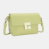 David Jones Vegan Leather Crossbody Bag Crossbody Bag Trendsi Pistachio One Size 