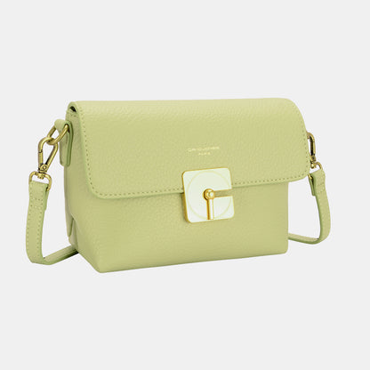 David Jones Vegan Leather Crossbody Bag Crossbody Bag Trendsi Pistachio One Size 