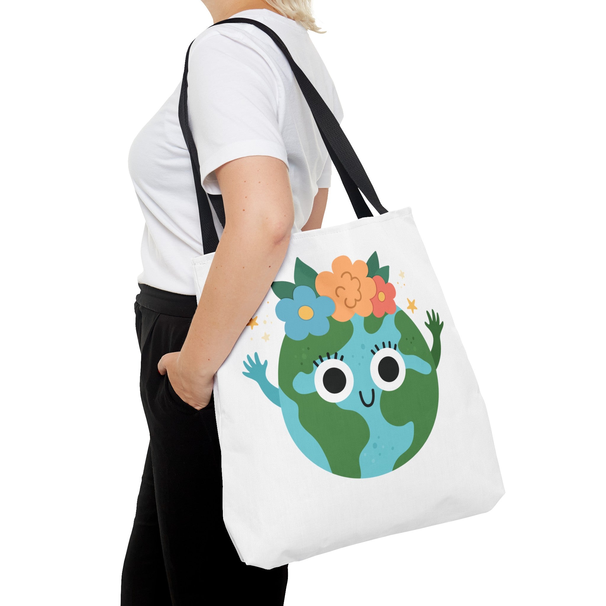 EARTH Tote Bag (AOP) Tote Bag Printify   