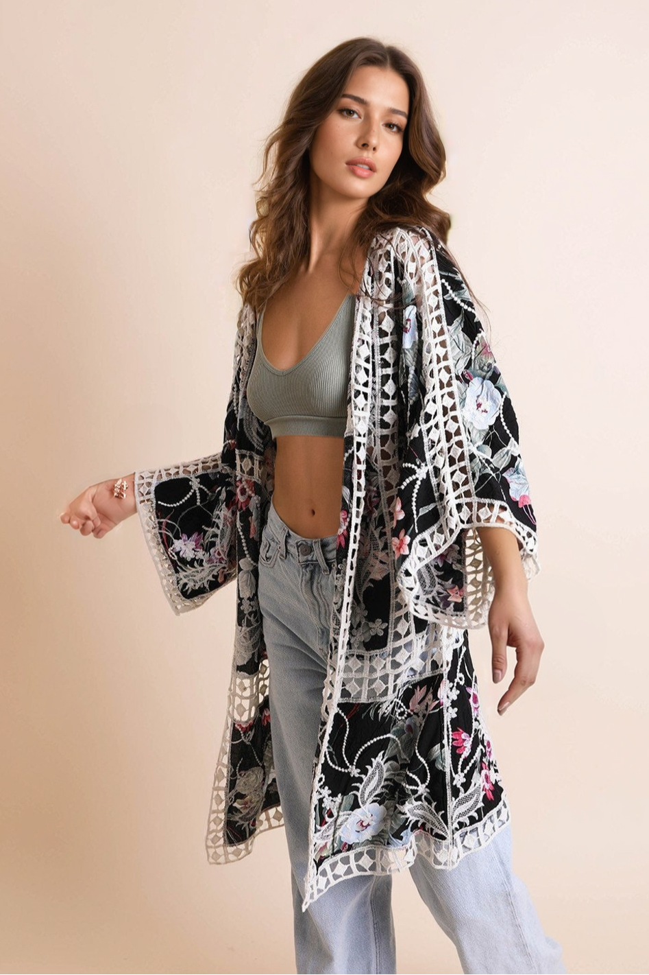 Heirloom Embroidered Kimono - NeoKira Unlimited