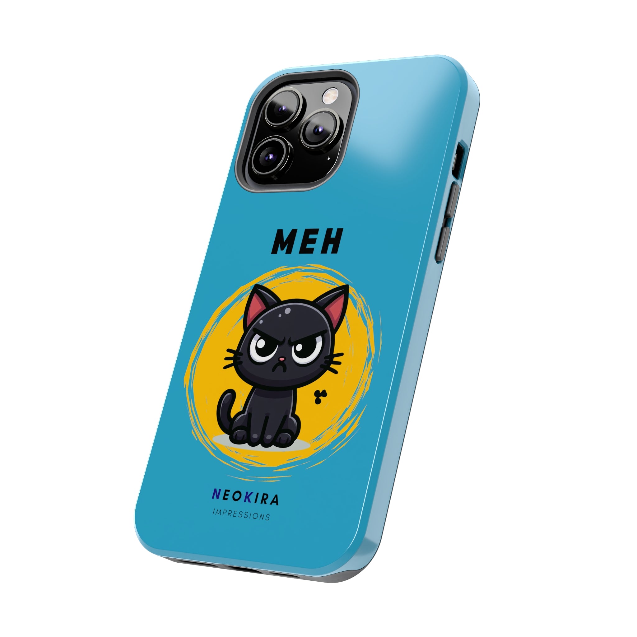 MEH (BLUE) Tough Phone Cases Phone Case Printify   