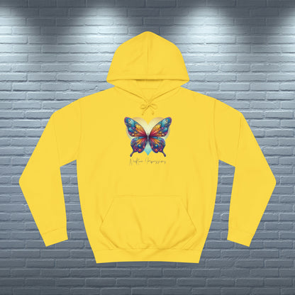 BUTTERFLY Unisex College Hoodie - NeoKira Unlimited