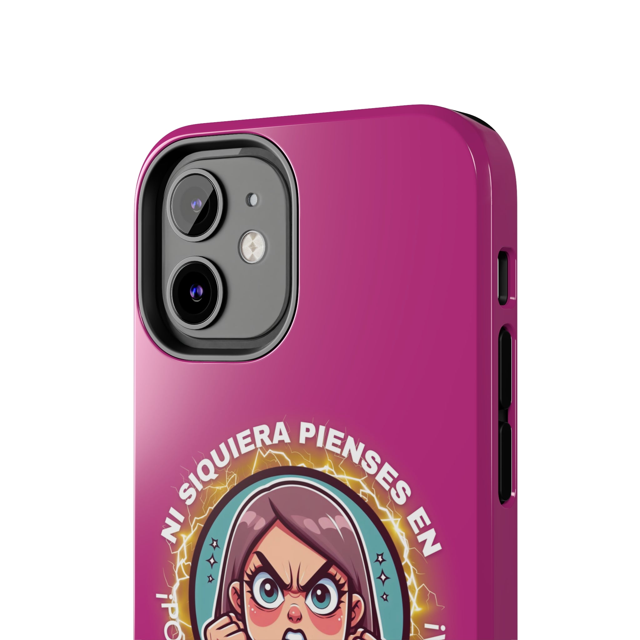 NO PONGAS A PRUEBA MI PACIENCIA (WOMEN PINK) Tough Phone Cases Phone Case Printify   