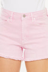 Kancan Raw Hem High Waist Denim Shorts Denim Shorts Trendsi   