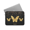 GOLDEN BUTTERFLIES Laptop Sleeve Laptop Sleeve Printify   