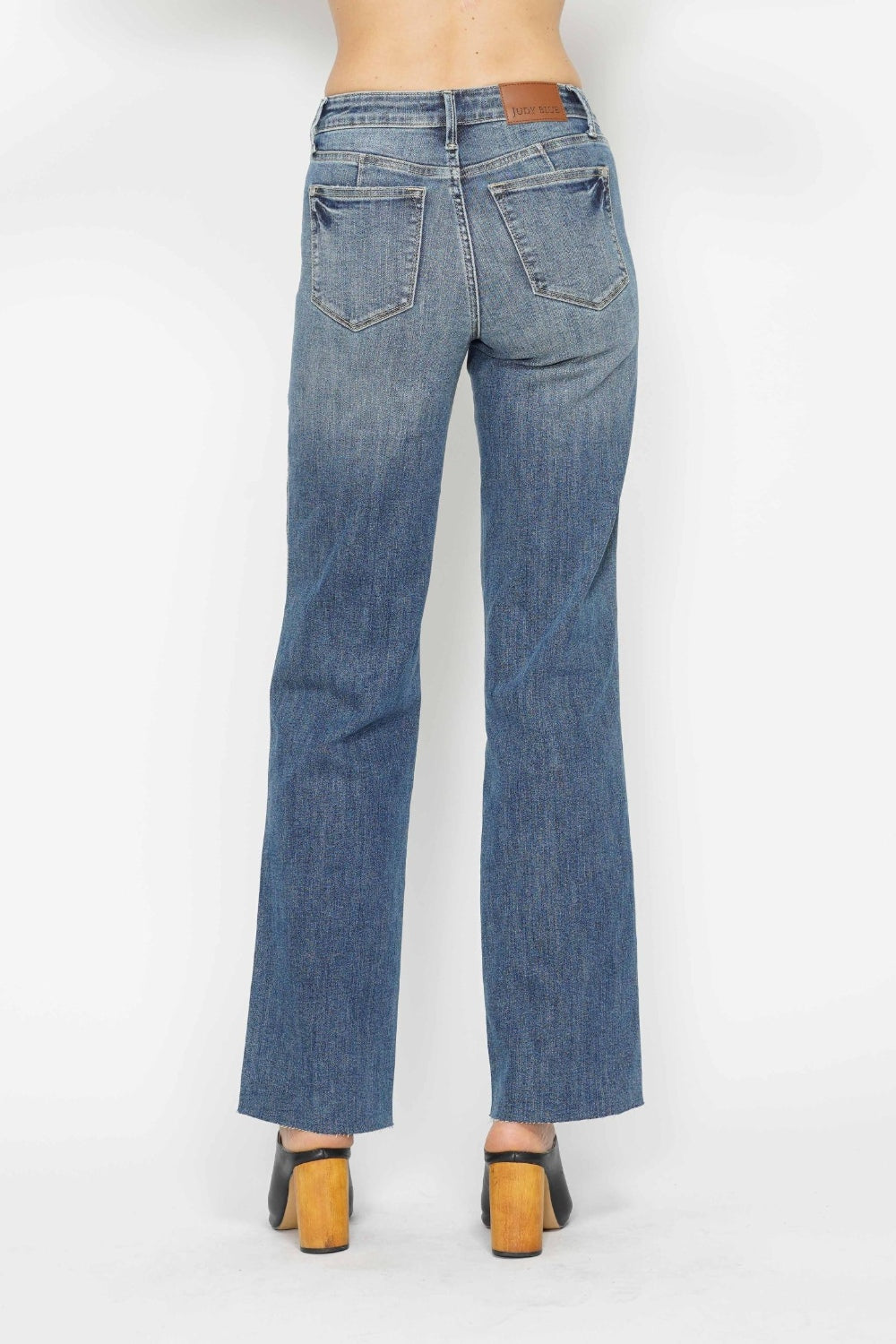 Judy Blue Full Size Tummy Control Straight Jeans - NeoKira Unlimited