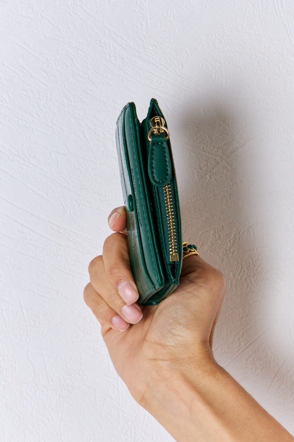 David Jones Texture PU Leather Mini Wallet - NeoKira Unlimited