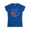 DON'T ASK FOR MORE Women's Softstyle Tee T-Shirt Printify Royal S 