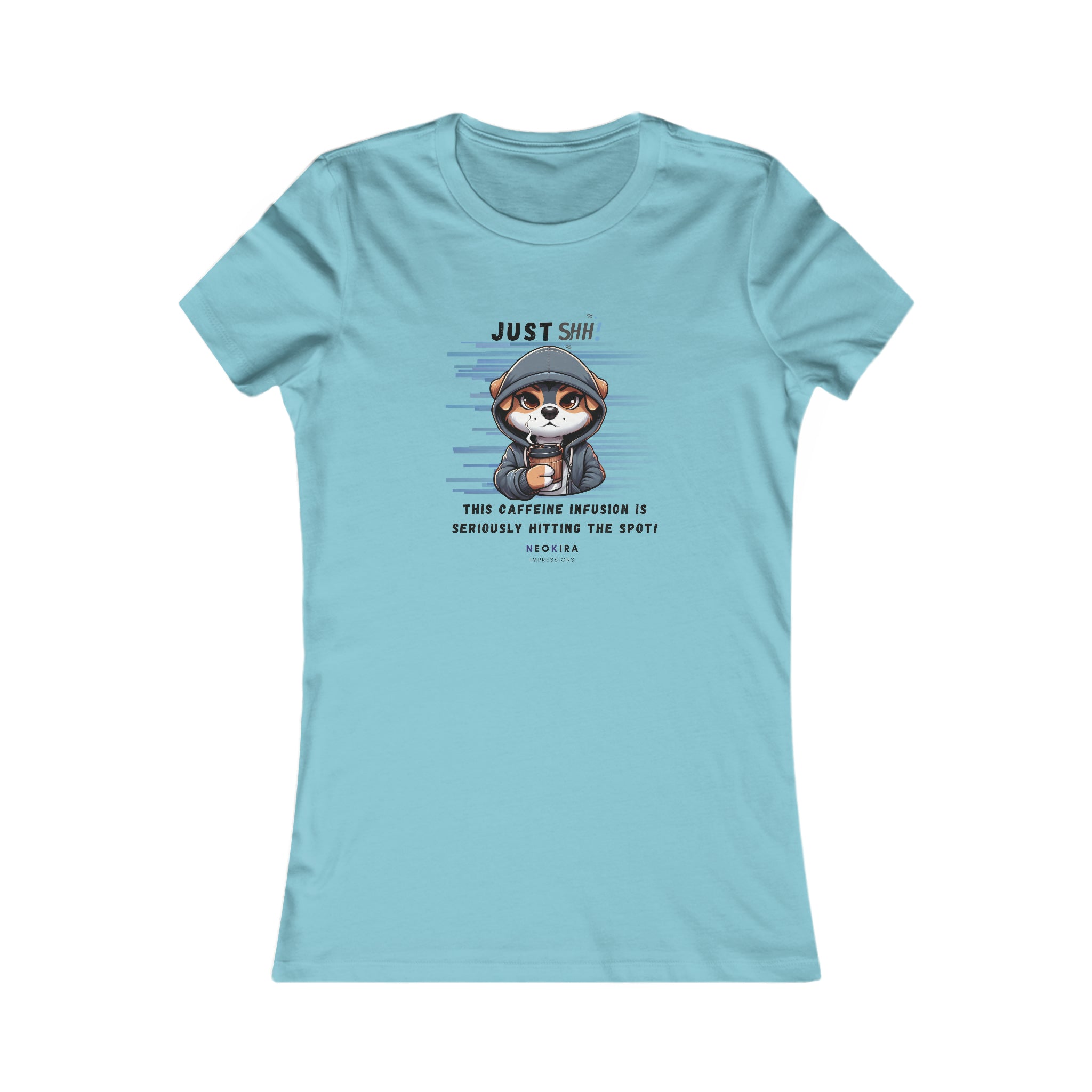 SHH Women's Favorite Tee T-Shirt Printify S Turquoise 