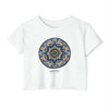 MANDALA Women's Festival Crop Top Crop Tee Printify White XS 