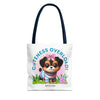 ADORABLE Tote Bag Tote Bag Printify 13" × 13'' Navy 