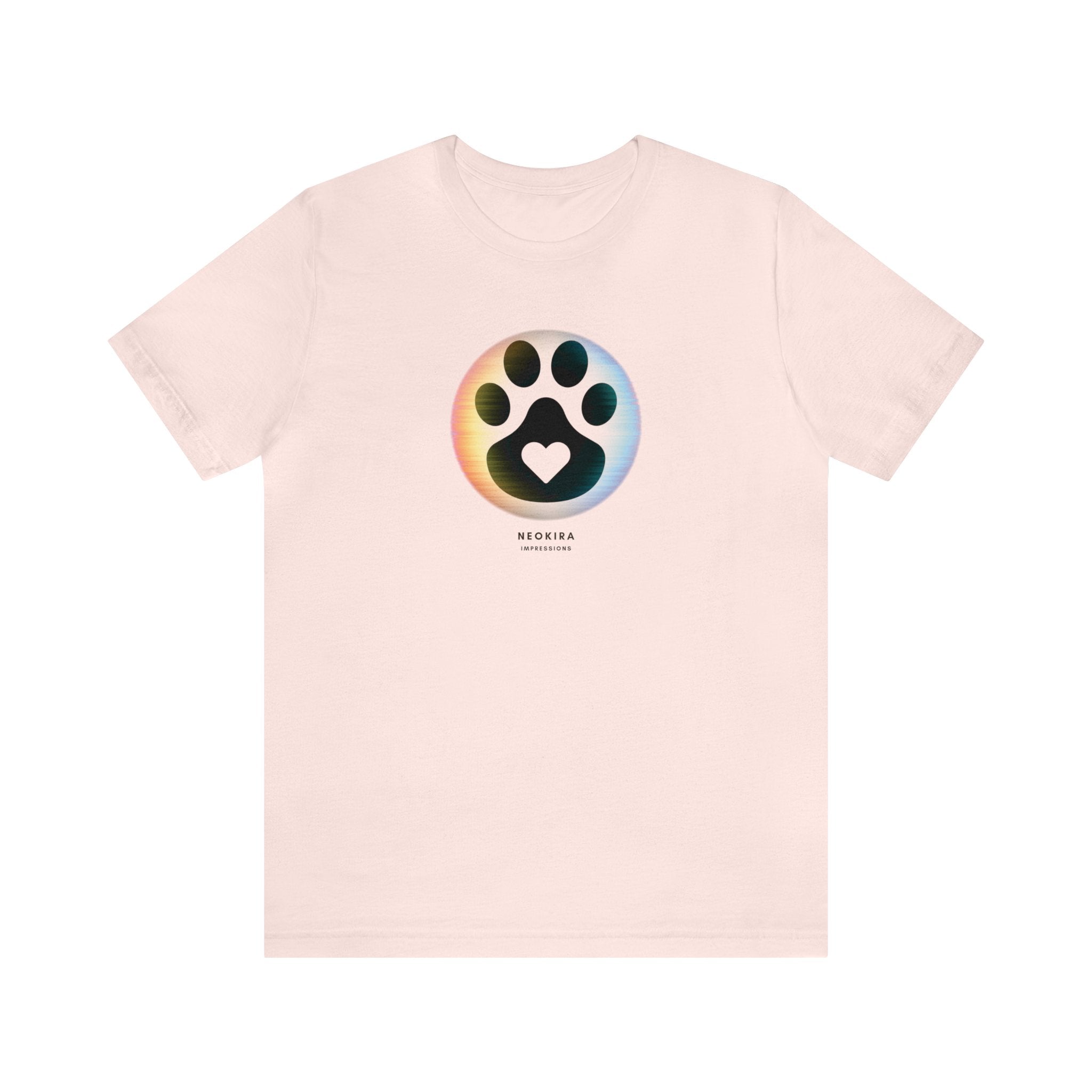 PAW LOVE Unisex Jersey Short Sleeve Tee T-Shirt Printify Soft Pink XS 