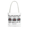 TAKING SNAPS IS MY JAM Tote Bag Tote Bag Printify 13" × 13'' White 