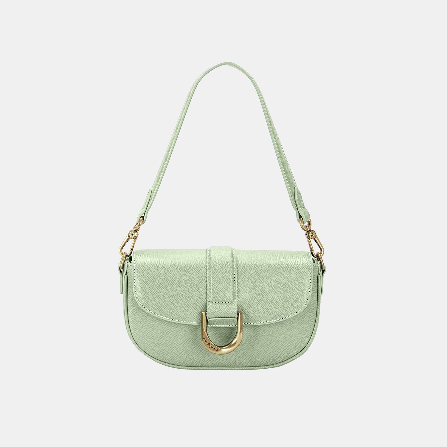 David Jones PU Leather Shoulder Bag Handbag Trendsi Apple Green One Size 