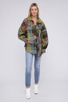 BiBi Loose Fit Buttoned Down Check Shirt Jacket Jacket BiBi   