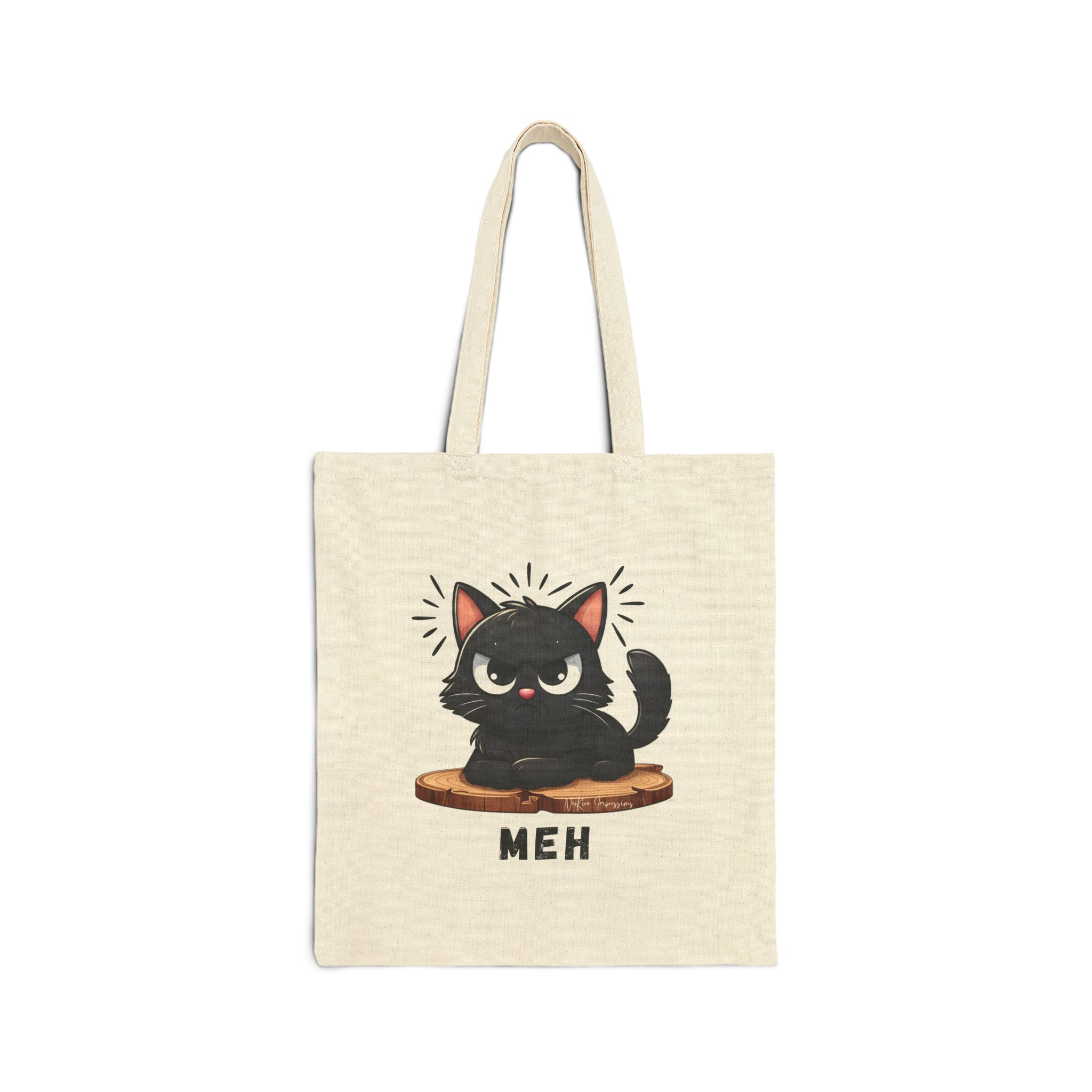 MEH Cotton Canvas Tote Bag Tote Bag Printify Natural 15