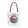 CAMARON QUE SE DUERME Tote Bag Tote Bag Printify 18" × 18'' Red 