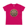 MANDALA Women's Midweight Cotton Tee T-Shirt Printify Heliconia S 