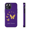 GOLDEN BUTTERFLIES Tough Phone Cases Phone Case Printify   