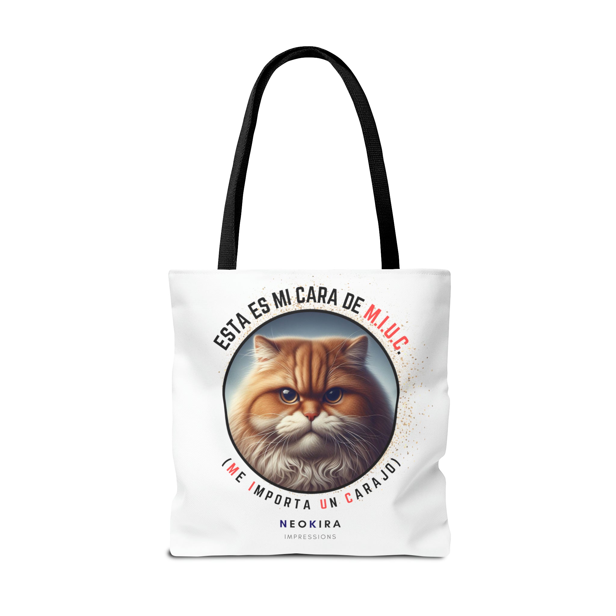 MIUC CAT Tote Bag Tote Bag Printify   