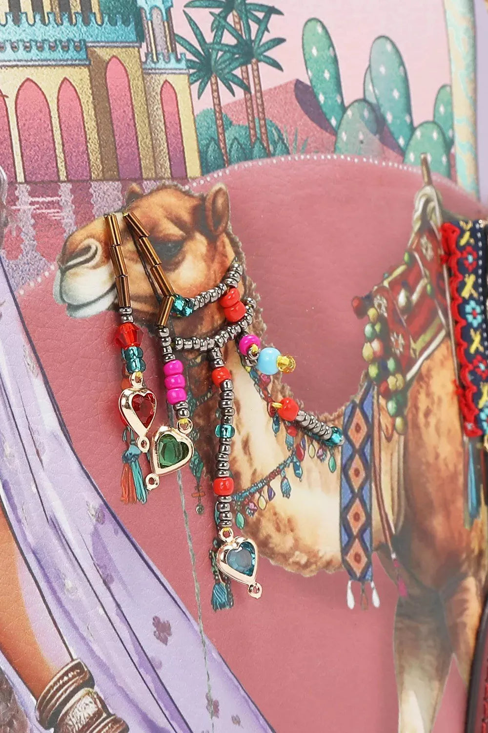 Nicole Lee USA Queen Cleopatra Handbag Statement Boho Glam Bag - NeoKira Unlimited