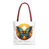 BUTTERFLY Tote Bag Tote Bag Printify 16" × 16'' Red 