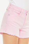 Kancan Raw Hem High Waist Denim Shorts Denim Shorts Trendsi   