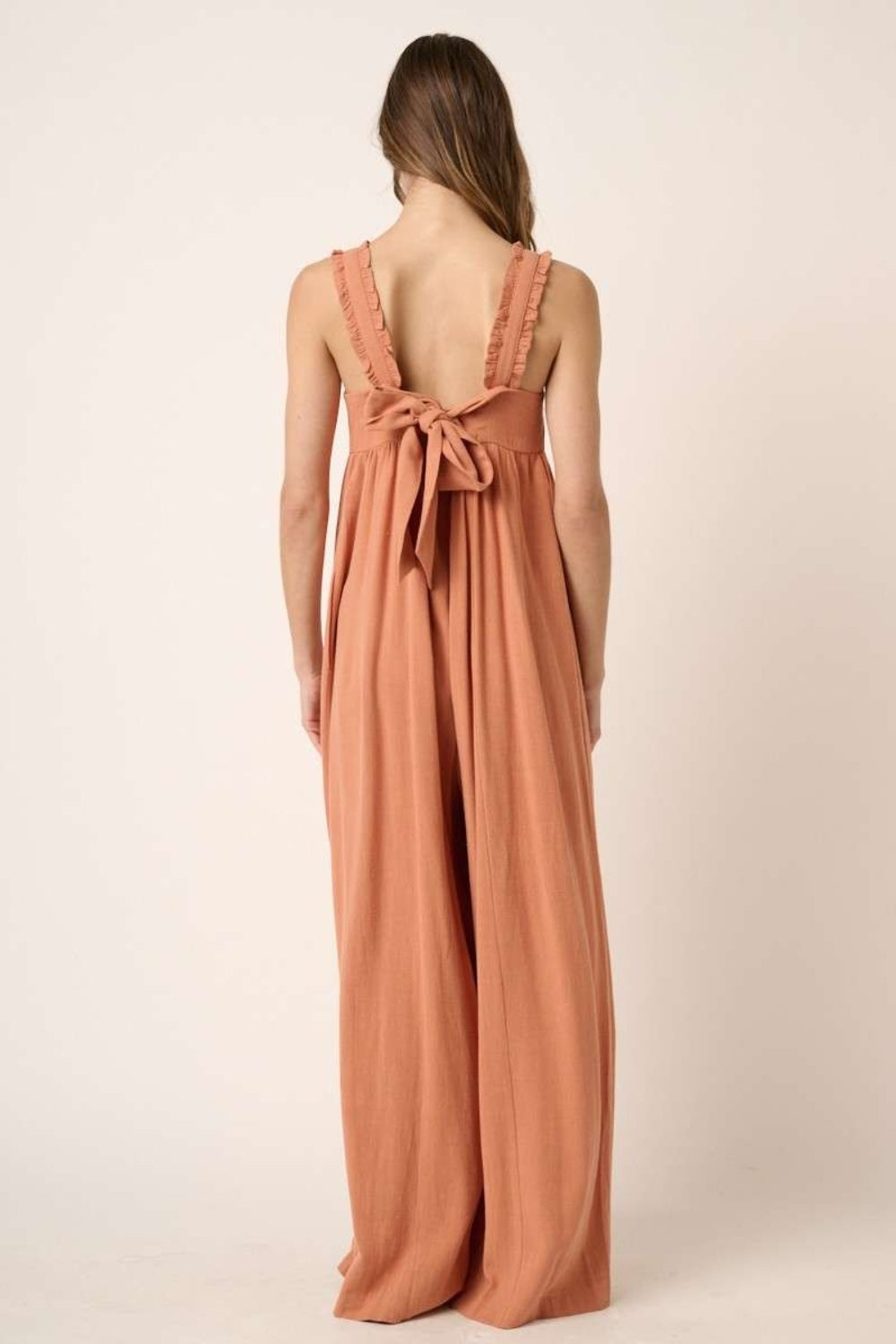 Mittoshop Sleeveless Wide Leg Jumpsuit Jumpsuits Trendsi   