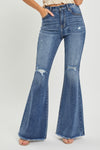 RISEN High Waist Distressed Fare Jeans Jeans Trendsi Medium 0 