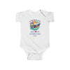 MI CORAZON SE QUEDA Infant Fine Jersey Bodysuit Kids clothes Printify White 6M 