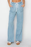 RISEN High Rise Straight Jeans Jeans Trendsi Medium S 