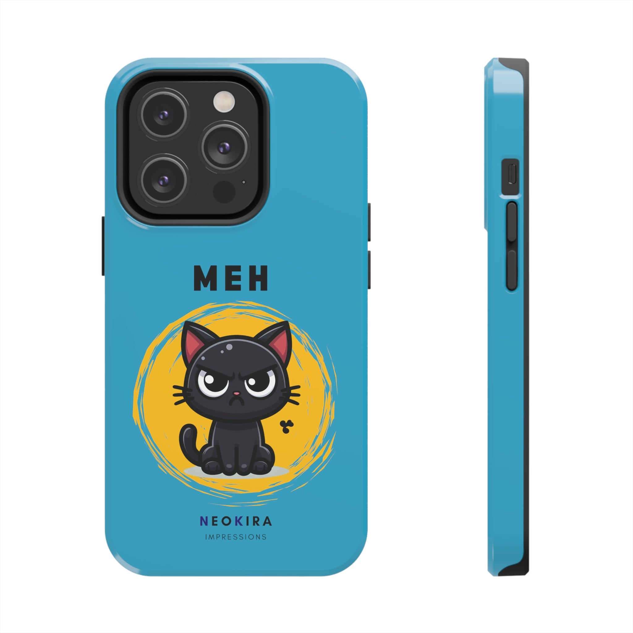 MEH (BLUE) Tough Phone Cases Phone Case Printify   