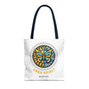 FREE SPIRIT Tote Bag Tote Bag Printify 16" × 16'' Navy 