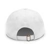 ICE CREAM Dad Hat with Leather Patch (Round) Caps Printify   