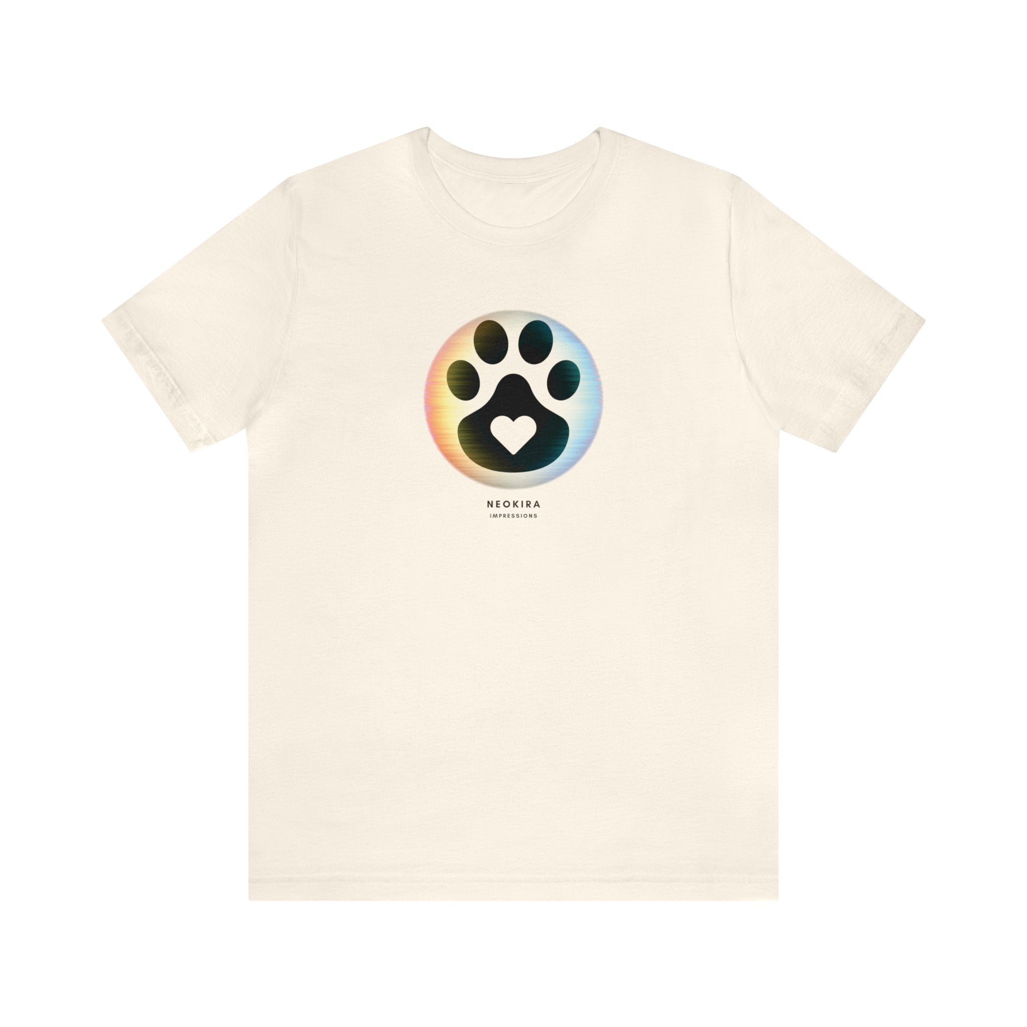 PAW LOVE Unisex Jersey Short Sleeve Tee T-Shirt Printify Natural XS 