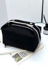 Zenana Waterproof Canvas Travel Cosmetic Bag Cosmetic Bag Trendsi   