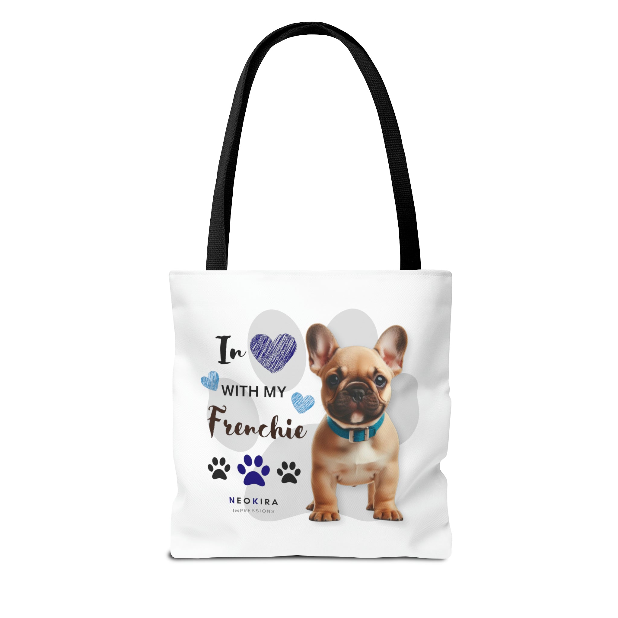 FRENCHIE Tote Bag Tote Bag Printify   