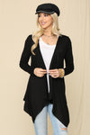 Celeste Full Size Open Front Knit Cardigan Cardigan Trendsi   