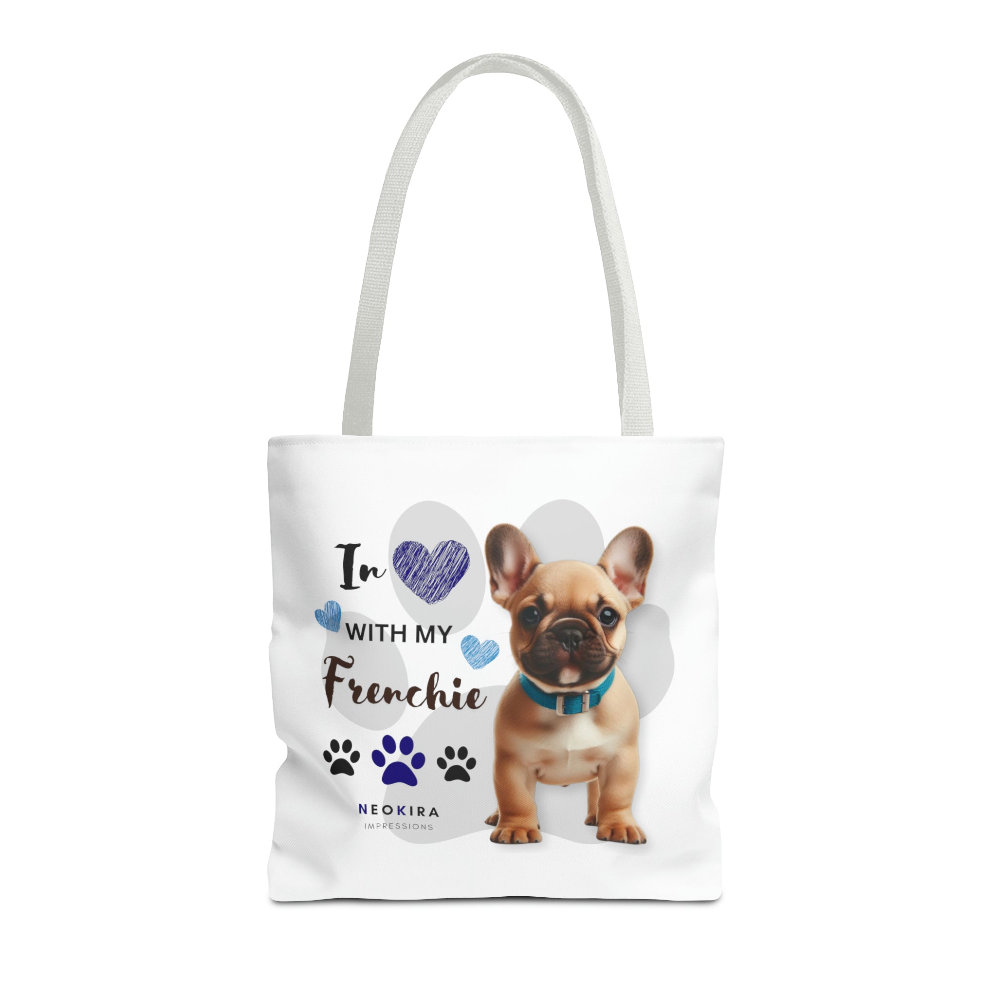 FRENCHIE Tote Bag Tote Bag Printify   