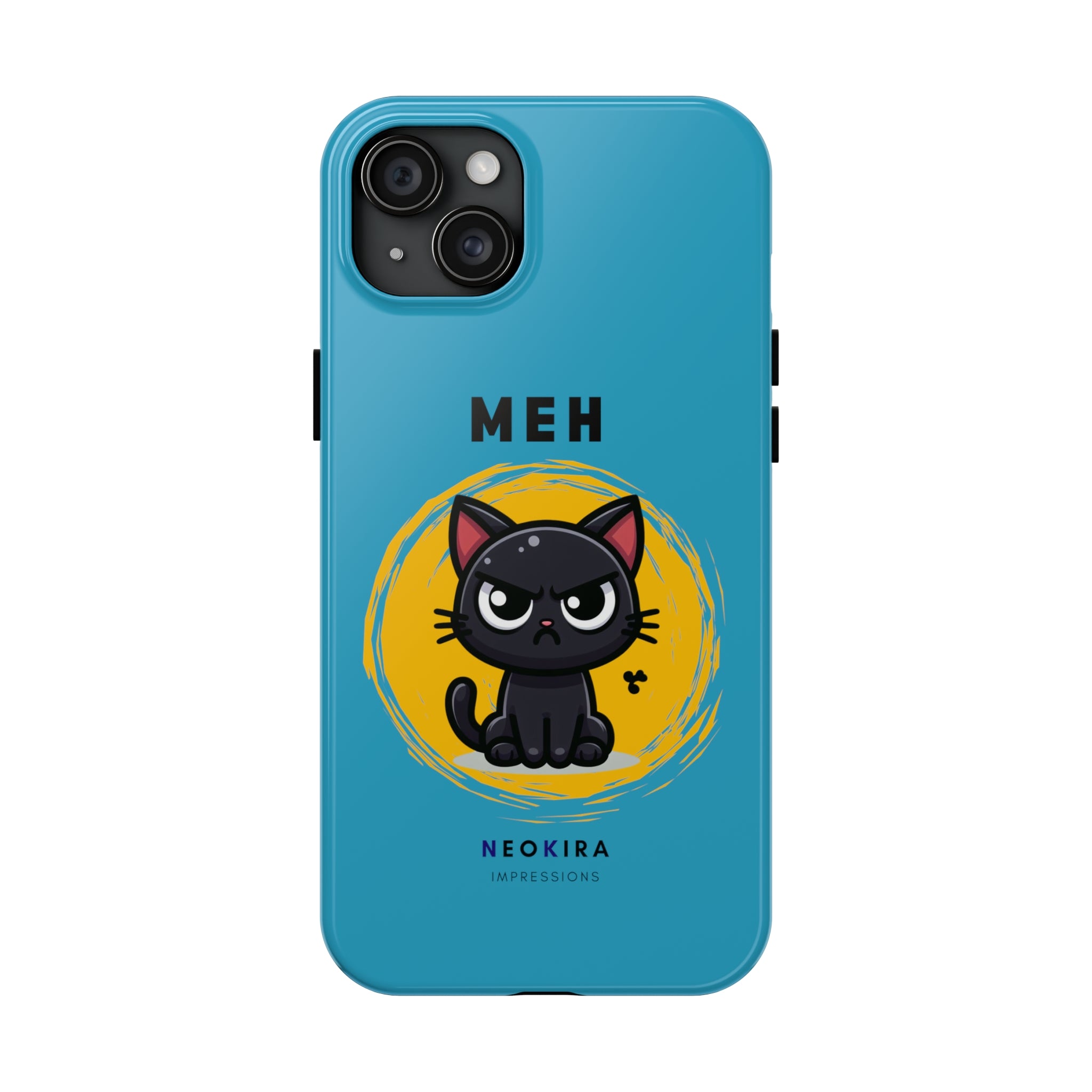 MEH (BLUE) Tough Phone Cases Phone Case Printify   