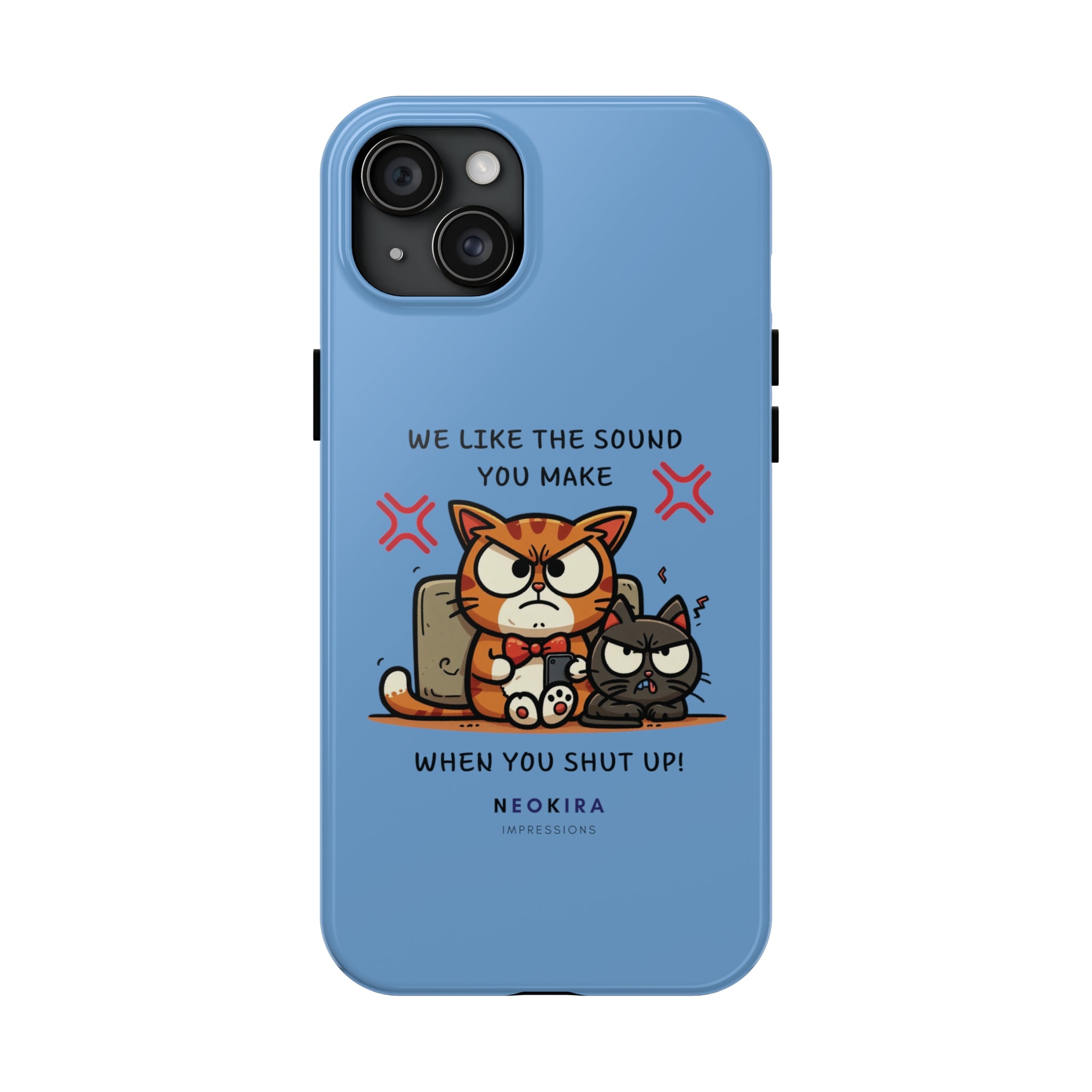 THE SOUND YOU MAKE (BLUE) Tough Phone Cases Phone Case Printify   