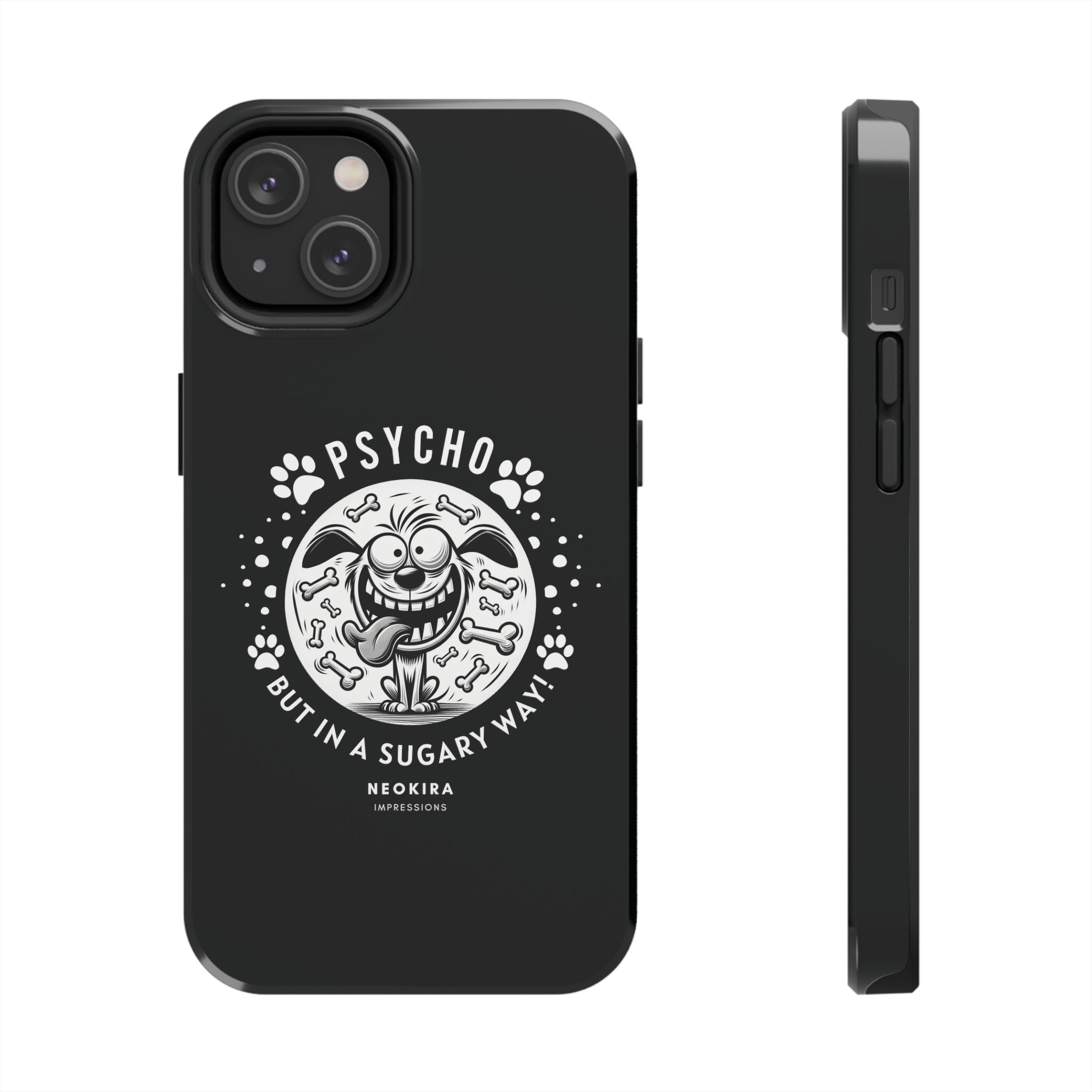 PSYCHO DOG... Tough Phone Cases Phone Case Printify   