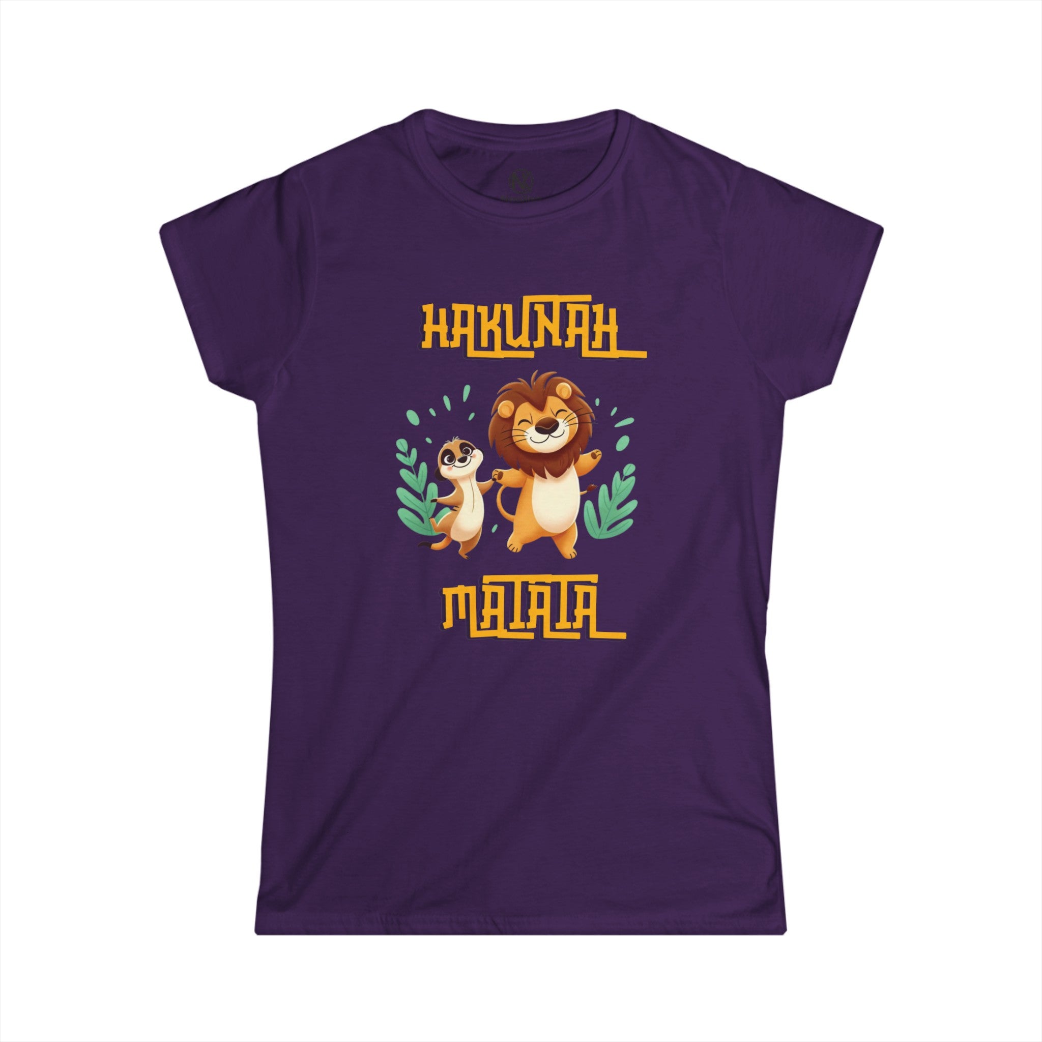 HAKUNAH MATATA Women's Softstyle Tee T-Shirt Printify Purple S 